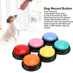 Haustier Kommunikationsknopf Hund Vocal Box Aufnahme Vocalizer, Stil: Aufnahme-Modell, Rosenrot, Pink, Gelb, Seeblau, Weiß, Dunkelblau, Hellblau, Grün, Lila, Rot, Orange