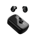 SKY10 Ladefach Stereo Digitalanzeige Mini Unsichtbares Bluetooth Headset, SKY10 Schwarz