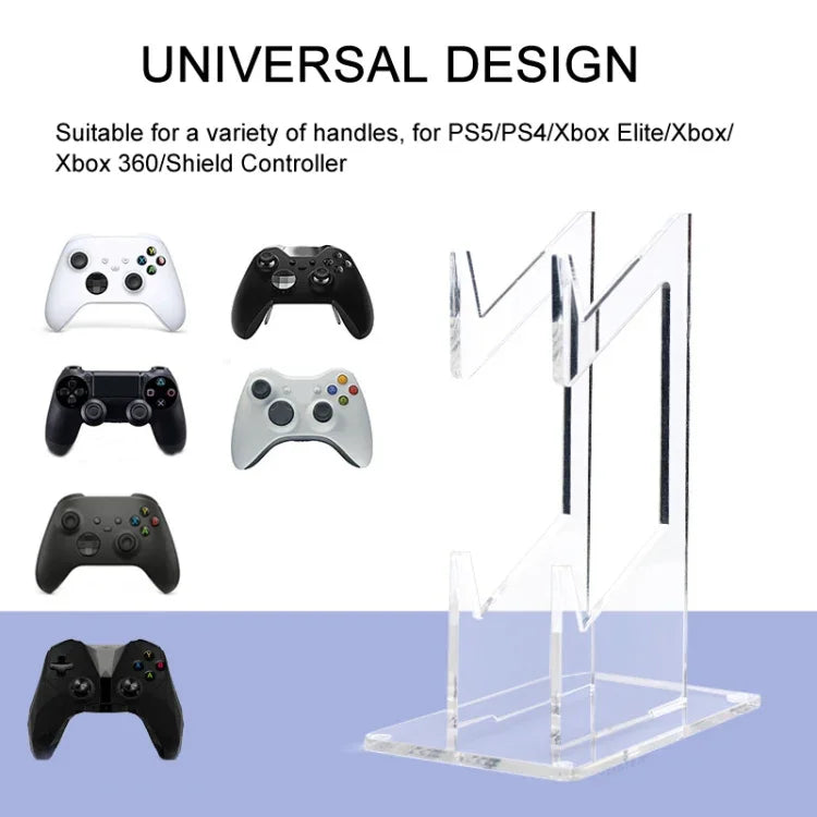 Doppellagige Aufbewahrungshalterung aus Acryl für PS4/PS5/PS3