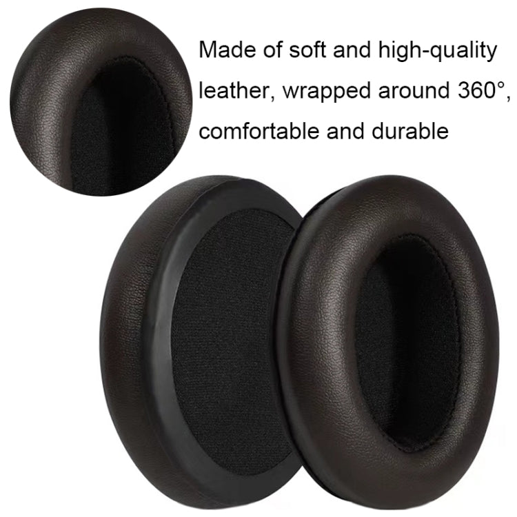 Für Sennheiser Momentum 2 Stück Weiche Bequeme Kopfhörer Schwammbedeckung, Farbe: Schwarz Protein, Schwarz Protein, Braun Protein, Schwarz Lammleder, Braun Lammleder