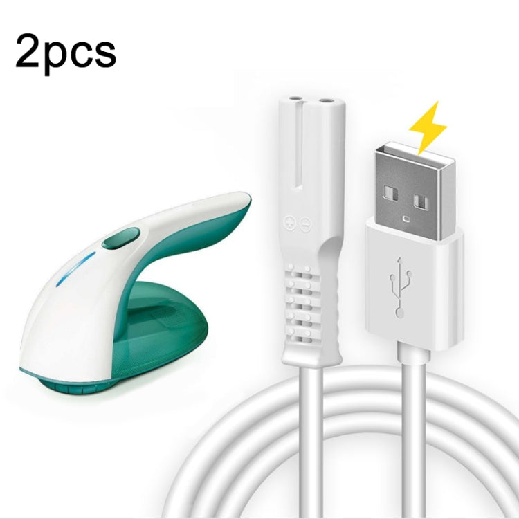 2 Stück USB-Ladekabel für Philips CONFU SUPOR Fusselrasierer, 2 Stück für Philips Fusselrasierer