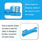 Horizontaler Lockerer Gehäuse-Abzieher Bündel Schälegerät, Horizontal Blau