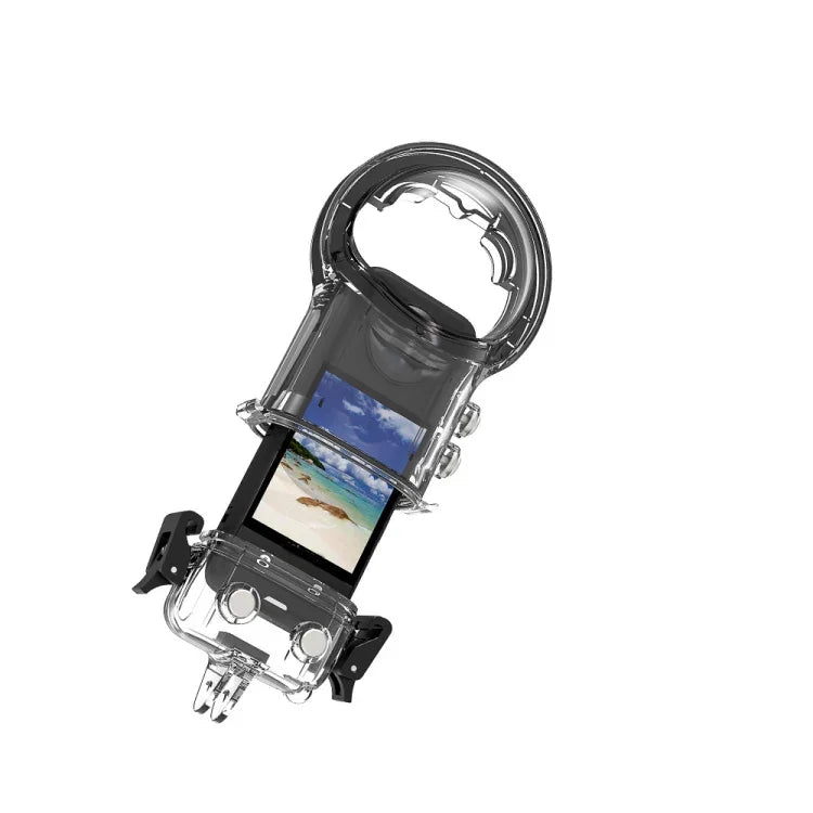 Wasserdichtes Gehäuse für Insta360 X3 Kamera, versiegelte Taucherhülle (Neutral, ohne Logo), Neutral ohne Logo