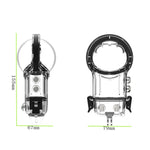 Wasserdichtes Gehäuse für Insta360 X3 Kamera, versiegelte Taucherhülle (Neutral, ohne Logo), Neutral ohne Logo