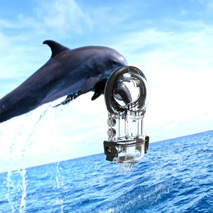 Wasserdichtes Gehäuse für Insta360 X3 Kamera, versiegelte Taucherhülle (Neutral, ohne Logo), Neutral ohne Logo