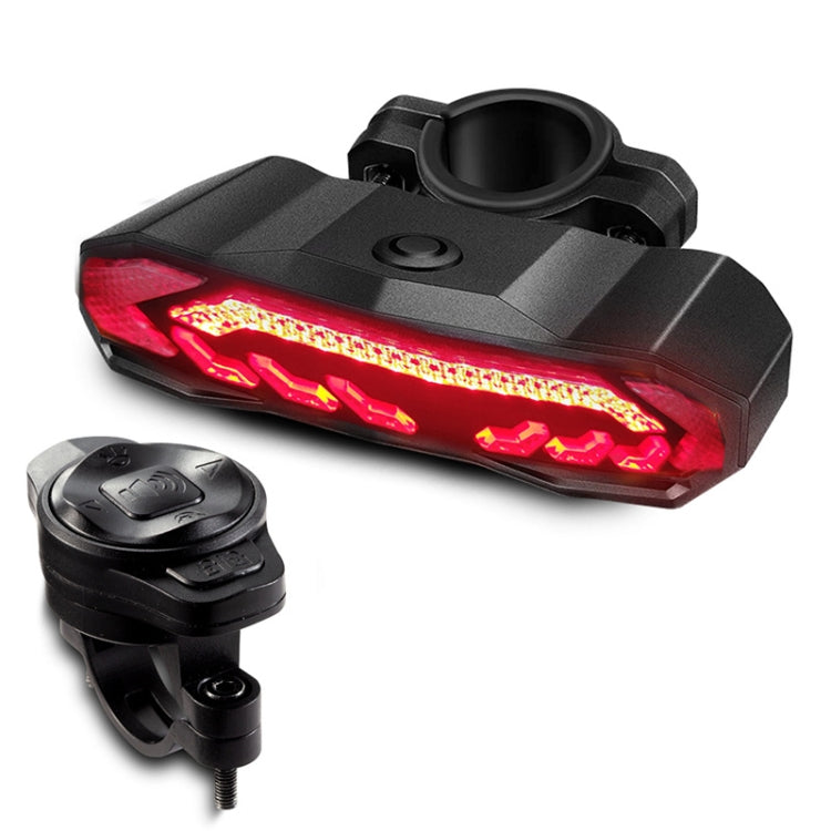 SF31 Fahrrad Intelligente Bremsrücklicht USB Warnlicht Nachtfahrt Mountainbike LED Rücklichter, SF31 Neue Fernbedienung