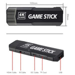 GD10 2,4-GHz-Funk-4K-HD-TV-Spielkonsole PSP-Spielbox, 32 GB mit 15.000 vorinstallierten Spielen, 64 GB mit 30.000 vorinstallierten Spielen, 128 GB mit 40.000 vorinstallierten Spielen
