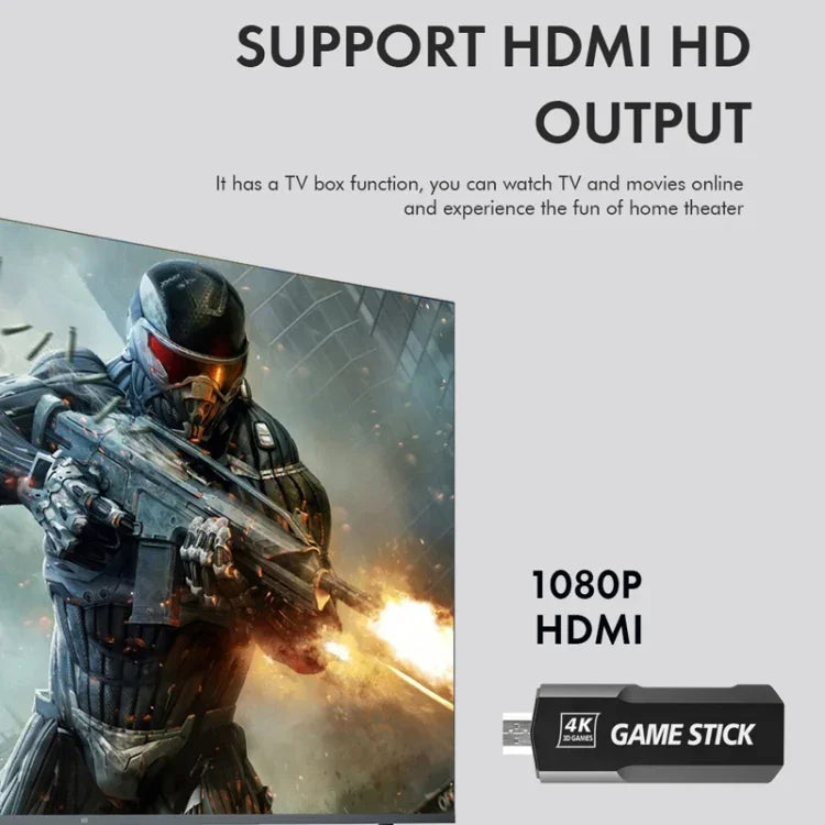 GD10 2,4-GHz-Funk-4K-HD-TV-Spielkonsole PSP-Spielbox, 32 GB mit 15.000 vorinstallierten Spielen, 64 GB mit 30.000 vorinstallierten Spielen, 128 GB mit 40.000 vorinstallierten Spielen