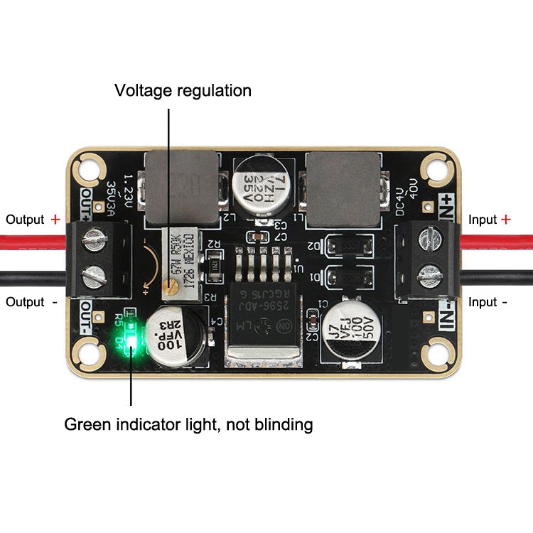 LM2596-ADJ DC-DC Einstellbares Step-Down Power-Modul 4V-40V zu 1,23-35V 3A Stereotyp-Platine, LM2596-ADJ 4V-40V zu 1,23-35V