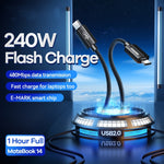 240W Schnellladedatenkabel, Länge: 1m, USB2.0, USB4.0
