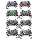 Für Switch Pro Wireless Bluetooth Gamepad mit LED-Aufweckfunktion, transparent mit LED