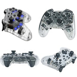 Für Switch Pro Wireless Bluetooth Gamepad mit LED-Aufweckfunktion, transparent mit LED