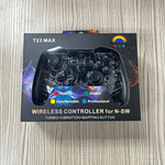 Für Switch Pro Wireless Bluetooth Gamepad mit LED-Aufweckfunktion, transparent mit LED