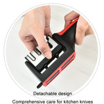 LsCook Küchen Multifunktionaler Aufhängbarer Mehrsegment-Handmesserschärfer, Spezifikation: 3 Stufen, 3 Stufen, 4 Stufen