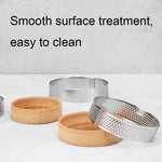 BN1006 Edelstahl Mousse-Ring verdickt perforierte Kuchenform DIY Backwerkzeuge, Liebe (8 cm), Rechteck (11 cm), Rechteck (12 cm), Rechteck (18 cm), Quadrat (7,4 cm), Quadrat (8,4 cm), Quadrat (9,9 cm), Quadrat (12 cm)
