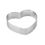 BN1006 Edelstahl Mousse-Ring verdickt perforierte Kuchenform DIY Backwerkzeuge, Liebe (8 cm), Rechteck (11 cm), Rechteck (12 cm), Rechteck (18 cm), Quadrat (7,4 cm), Quadrat (8,4 cm), Quadrat (9,9 cm), Quadrat (12 cm)