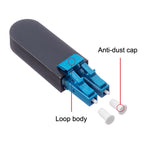 LC / UPC Lichtwellenleiter-Stecker LC Rückschleifenmodul Singlemode Lichtwellenleiter-Schleifen, Einzelfaser-Schleifen