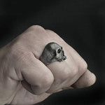 C56213 2 Stück Punk Vintage Totenkopf Ring Horror Totenkopf Ring Herren Geschenk, 12, 13, 14