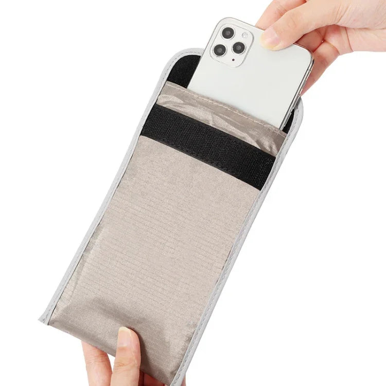 6,5 Zoll Anti-Strahlung RFID-Signalabschirmung Anti-Ortung Handytasche, 6,5 Zoll Grau