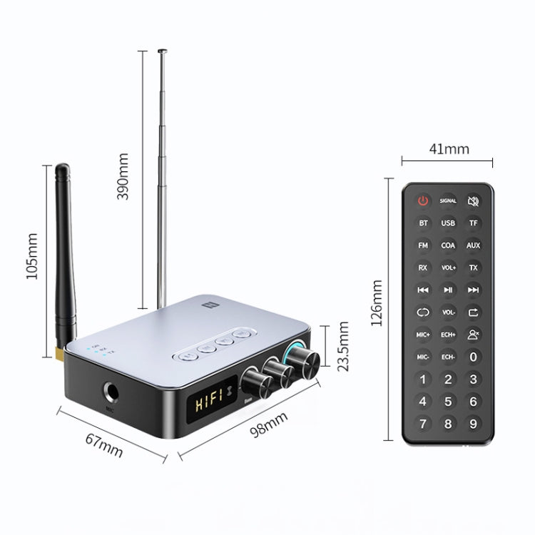 M9 Pro 5.1 Bluetooth Empfänger Launcher FM Radio 4-in-1 NFC Audio Adapter, M9 Pro