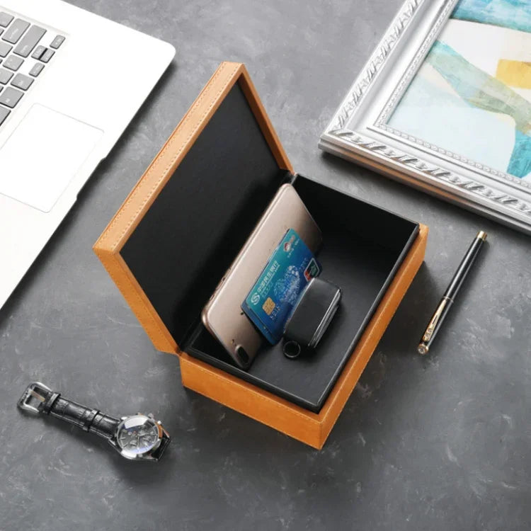 Funkabschirmbox mit Crazy-Horse-Muster zum Schutz vor Handystrahlung und RFID-Signalen