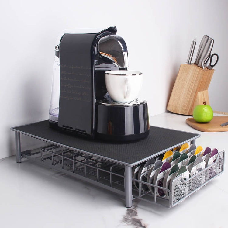 3 Reihen Schubladen Typ Kaffeekapselhalter Organizer Dose Aufbewahrung 60 Stück Milchbällchen