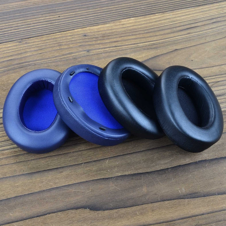 Für Sony WH-XB910N XB910N 2er Set Kopfhörer-Ohrenschützer Schwammüberzug, Für Sony WH-XB910N (Schwarz), Für Sony WH-XB910N (Blau)