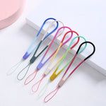 5 Stück Silikon Handyband Aquarell Gewebtes Muster Fächer USB-Stick Band, Frühlings-Sakura, Winter-Schnee, Schlamm, Grün, Herbstblatt Gelb, Lila Rot