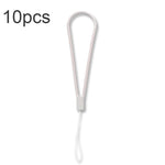 10pcs  Silicone Woven Pattern  Cell Phone Lanyard Anti-loss Hand Rope, Dark Night Green, White, Grass Purple, Light Green, Clove Purple, Antique White, Black, Red, Matcha Green, Lemon Yellow, Shallow Purple, Sand Pink, Sugar Orange, Tea Red