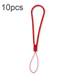 10pcs  Silicone Woven Pattern  Cell Phone Lanyard Anti-loss Hand Rope, Dark Night Green, White, Grass Purple, Light Green, Clove Purple, Antique White, Black, Red, Matcha Green, Lemon Yellow, Shallow Purple, Sand Pink, Sugar Orange, Tea Red