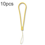 10pcs  Silicone Woven Pattern  Cell Phone Lanyard Anti-loss Hand Rope, Dark Night Green, White, Grass Purple, Light Green, Clove Purple, Antique White, Black, Red, Matcha Green, Lemon Yellow, Shallow Purple, Sand Pink, Sugar Orange, Tea Red