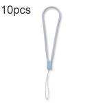 10pcs  Silicone Woven Pattern  Cell Phone Lanyard Anti-loss Hand Rope, Dark Night Green, White, Grass Purple, Light Green, Clove Purple, Antique White, Black, Red, Matcha Green, Lemon Yellow, Shallow Purple, Sand Pink, Sugar Orange, Tea Red