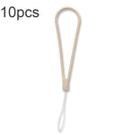 10pcs  Silicone Woven Pattern  Cell Phone Lanyard Anti-loss Hand Rope, Dark Night Green, White, Grass Purple, Light Green, Clove Purple, Antique White, Black, Red, Matcha Green, Lemon Yellow, Shallow Purple, Sand Pink, Sugar Orange, Tea Red