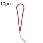 10pcs  Silicone Woven Pattern  Cell Phone Lanyard Anti-loss Hand Rope, Dark Night Green, White, Grass Purple, Light Green, Clove Purple, Antique White, Black, Red, Matcha Green, Lemon Yellow, Shallow Purple, Sand Pink, Sugar Orange, Tea Red