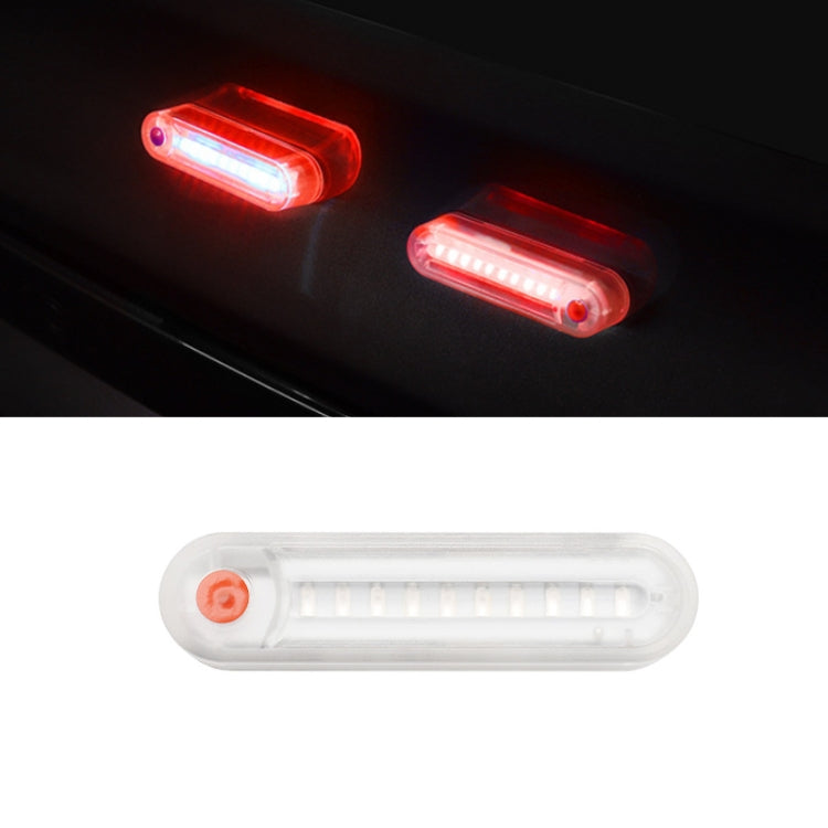 Motorrad Elektroauto Anti-Heckkollision Solar Stroboskop Warnlicht, Rotes Licht, Blaues Licht, Buntes Licht, Helles Buntes Licht