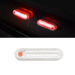Motorcycle Electric Car Anti-Rear Collision Solar Strobe Warning Light, Red Light, Blue Light, Colorful Light, Bright Colorful Light