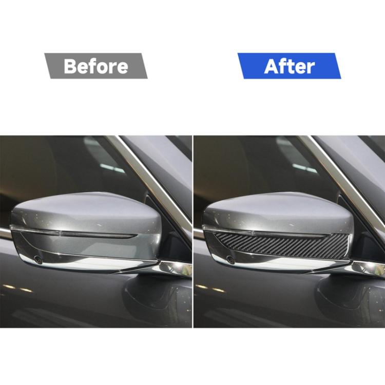 For 2019-2024 BMW 8 Series G14 2pcs /Set Right-hand Drive Rearview Mirror Anti-scratch Strip Stickers, Right-hand Drive