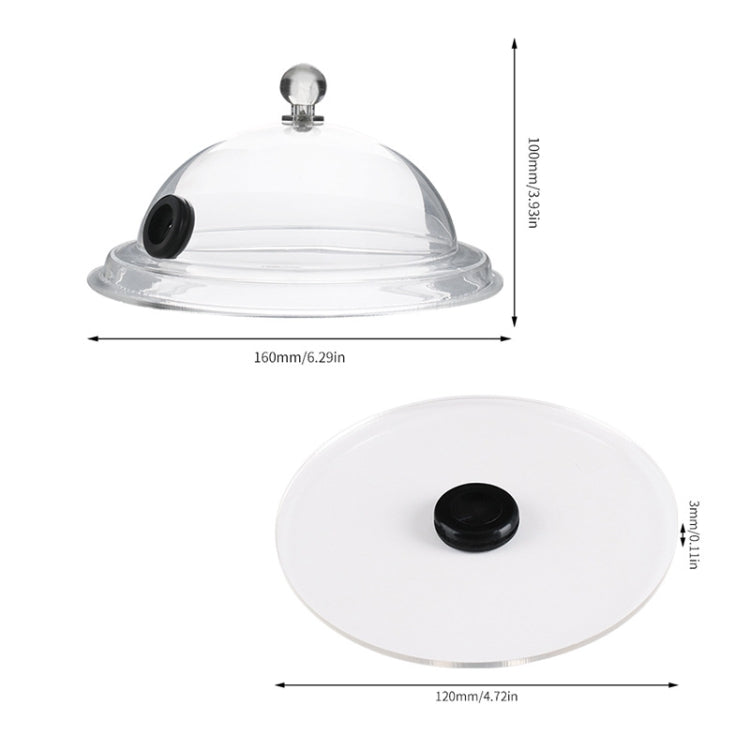 Cocktail-Acryl-Räucherhaube, Küchen-Räucherhaube