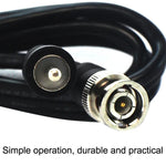 BNC-Stecker auf RCA-Stecker Anschlusskabel, Kupfer, HD-Video-Koaxialkabel, Überwachungskabel, Längen: 1 m, 1,5 m, 2 m, 3 m, 5 m
