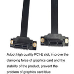PCI-E 3.0 1X 90 Grad Grafikkarten- / WLAN-Kartenerweiterungskabel, Kabellänge:, 5cm, 10cm, 15cm, 20cm, 25cm, 30cm, 40cm, 50cm