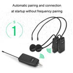 UHF Kabelloses Headset Mikrofon Lavalier Headset Verstärker, Eins für Eins, Eins für Zwei