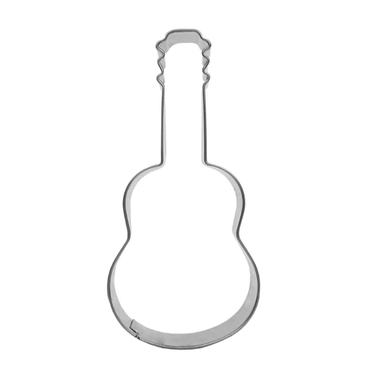 5 Stück Gitarrenform Backkeksausstecher Edelstahl Fondant Mousse Ring, Gitarrenform