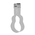 5 Stück Gitarrenform Backkeksausstecher Edelstahl Fondant Mousse Ring, Gitarrenform