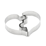 Linke Herz+Rechte Herz Liebe Puzzle Keksform, Herzform