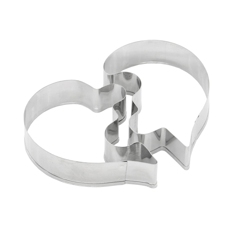 Linke Herz+Rechte Herz Liebe Puzzle Keksform, Herzform