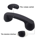 Bluetooth Kabelloses Retro Mikrofon Externes Handy-Handset, Bluetooth Schwarz, Bluetooth Weiß, Bluetooth Himmelblau, Bluetooth Gelb, Bluetooth Rot, Bluetooth Pink