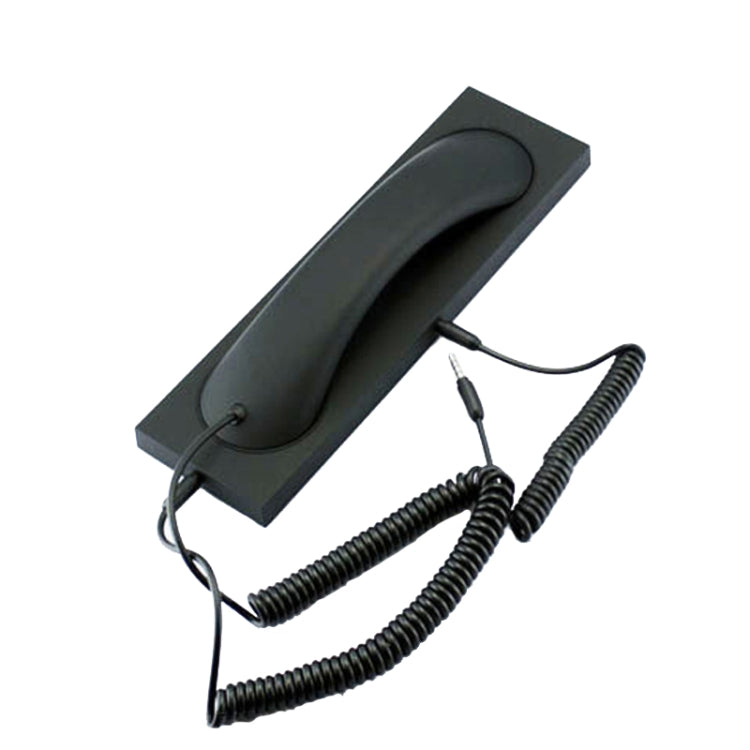 3,5mm Universelles Büro Handy Retro Externes Headset Handy-Handset, 3,5mm Kabelgebunden Schwarz, 3,5mm Kabelgebunden Weiß