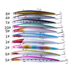 HENGJIA MI101 18cm 26g Weitwurf Meeresangeln Köder Minnow Köder, MI101 (4), MI101 (6), MI101 (7), MI101 (8), MI101 (9), MI101 (10), MI101 (5), MI101 (1), MI101 (2), MI101 (3), MI101 (10 Farben)