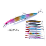 HENGJIA MI101 18cm 26g Weitwurf Meeresangeln Köder Minnow Köder, MI101 (4), MI101 (6), MI101 (7), MI101 (8), MI101 (9), MI101 (10), MI101 (5), MI101 (1), MI101 (2), MI101 (3), MI101 (10 Farben)