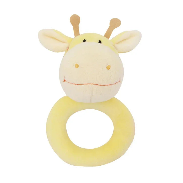 Baby Handrasseln Spielzeug Handgriff Stab Neugeborenen Beruhigungsspielzeug, Stil:, Giraffe, Rosa Hase, Kleiner grauer Elefant, Koala, Schweinchen, Affe, Weißer Hase, Kleine rote Maus, Kleiner Blumen-Elefant, Kleine Banane, Schlafbär Blaue Rasseln